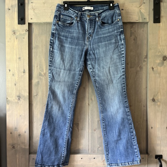 Levis 515 Boot Cut Jeans Womens 4 (29X30)‎ Blue Cowgirl Western Denim Pants - Picture 1 of 16